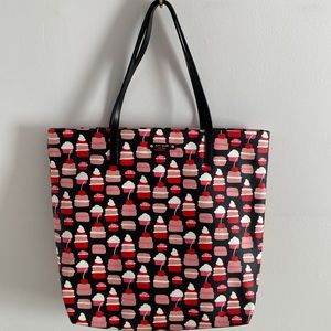 Kate Spade cupcake tote bag